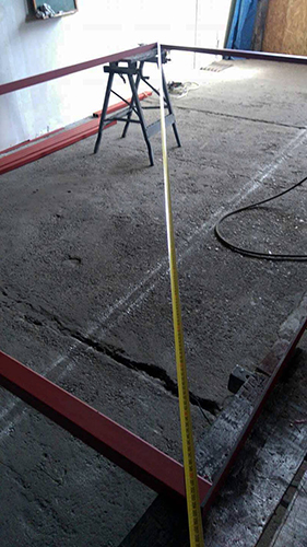 Vízszintezés, ellenőrzés